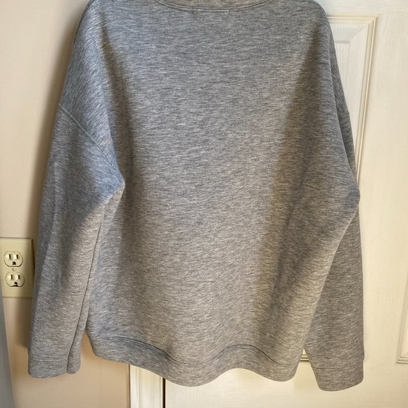 Light Grey Neoprene Sweater - Picture 3 of 9